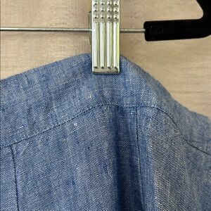 Boden linen skirt in blue, NWT, 18